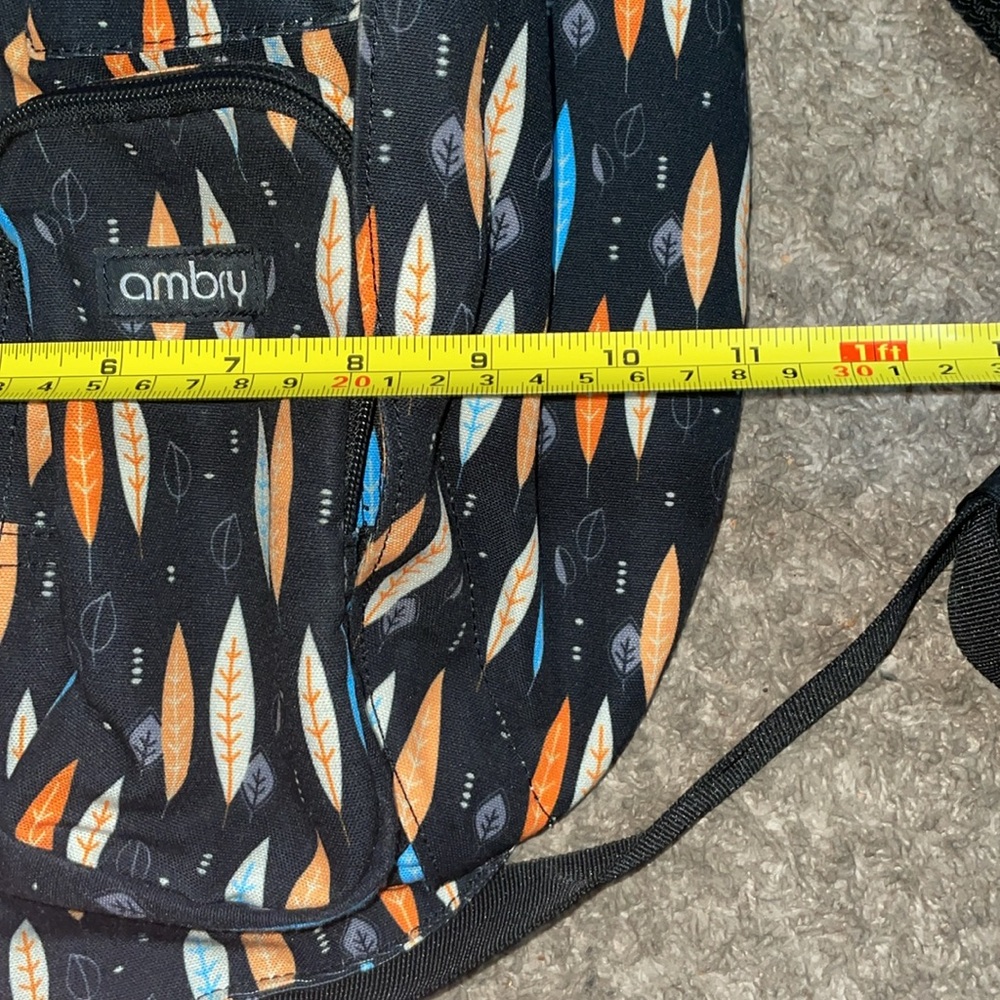 Ambry rope black leaf Slingback bag - Picture 8 of 9